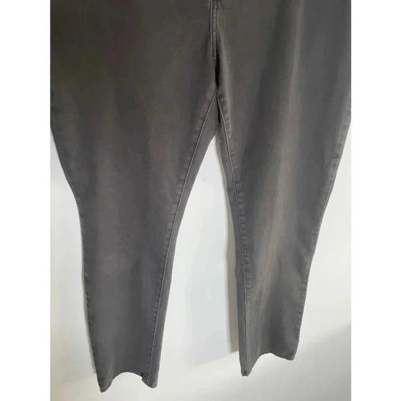 Women's NYDJ Black Gray Straight Leg Jeans Size 12 EUC! 0120 - Picture 3 of 11
